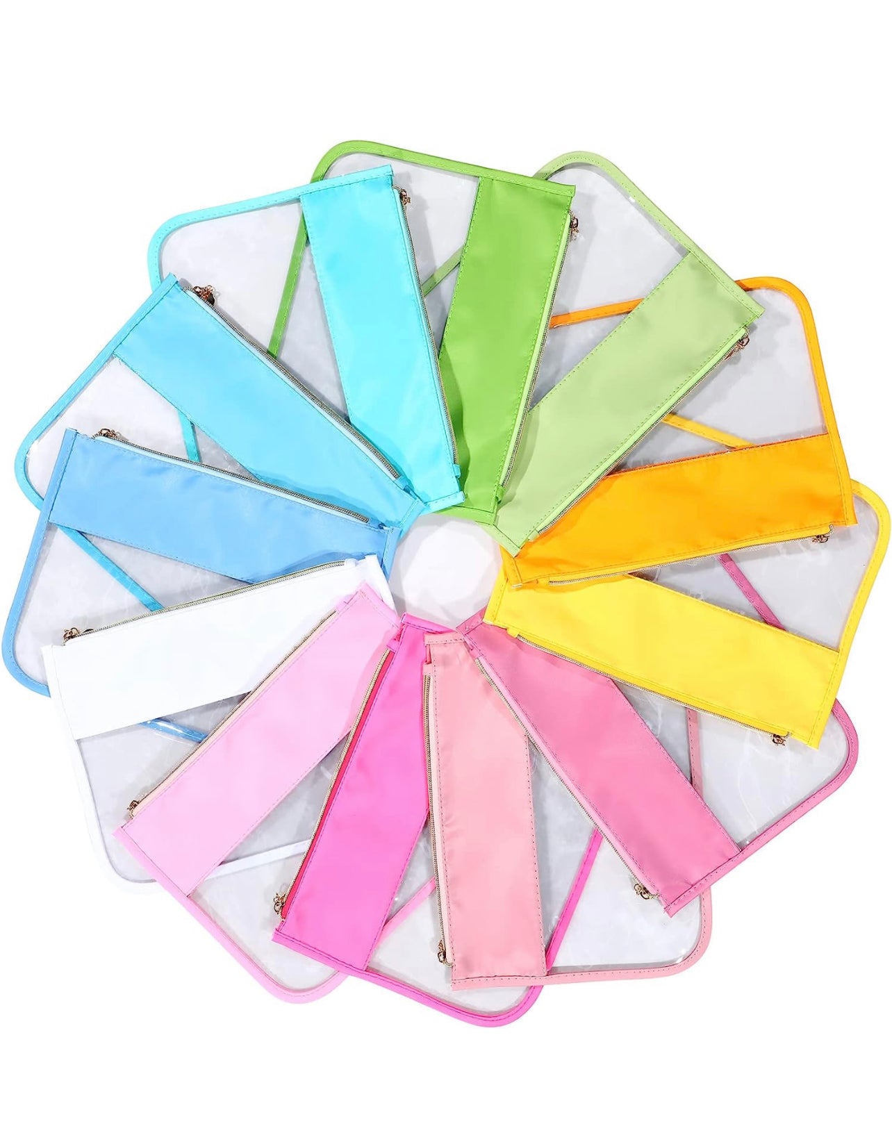 LARGE CLEAR ZIPPER BAG